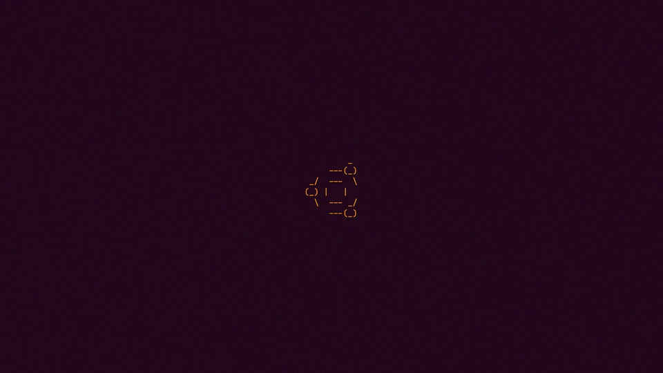 Ubuntu Linux Minimal Art 4k