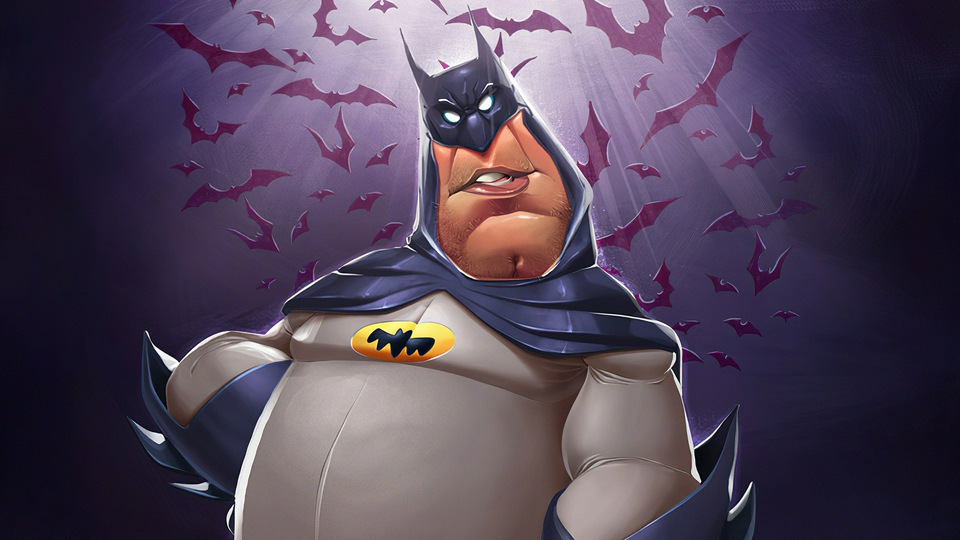 Эскиз Бэтмена 4k