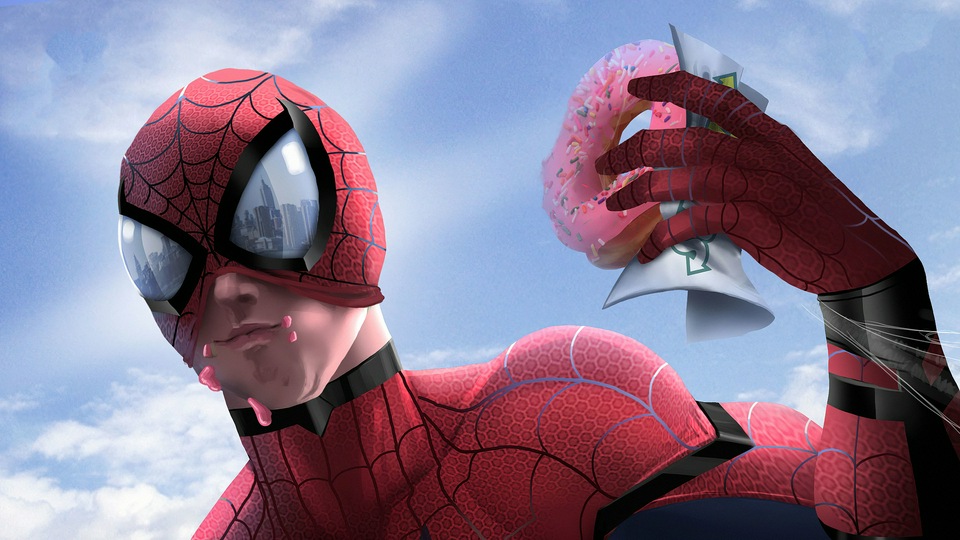 Человек-паук, пугающий