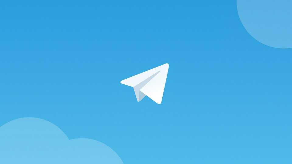 Логотип Telegram Минимальный 4k