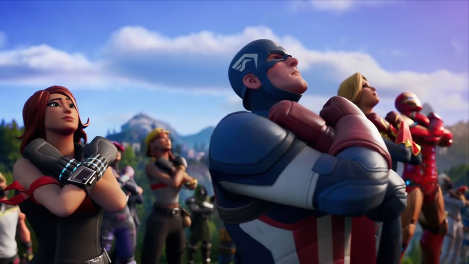 Disney Marvel Чедвик Босман Дань уважения Fortnite