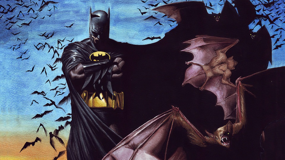 Эскиз человека-летучей мыши