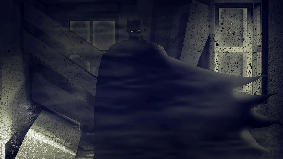 Накидка Бэтмена Летает