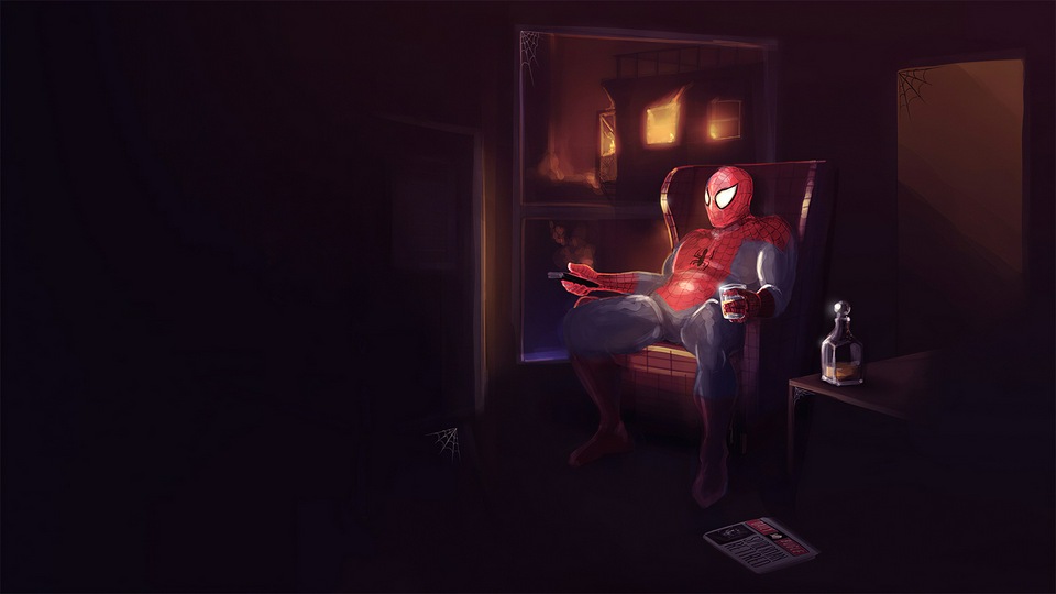 Толстый паук