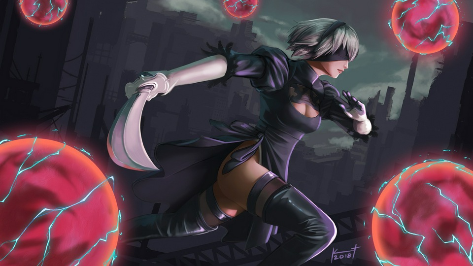 2b Nier Automata Fanart 4k