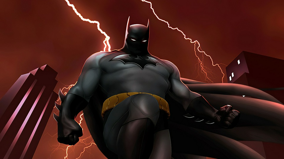 Человек-летучая мышь Красный рыцарь