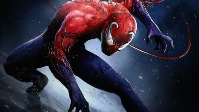 Токсин Человека-паука Темные сердца 4k