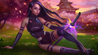 Обложка Psylocke 4k