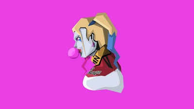 Минимализм Harley Quinn 4k