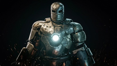 Первый костюм Железного человека 4k