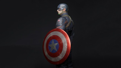 Художественное оформление Captain America 4k 2020