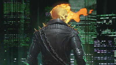 художественное оформление 4k Ghost Rider 2020