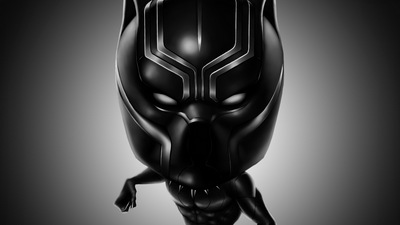 Цифровая графика Black Panther 4k