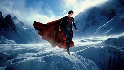 Ледяные горы Супермена 4k