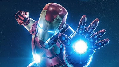 художественное произведение Железного человека в формате 4k 2020