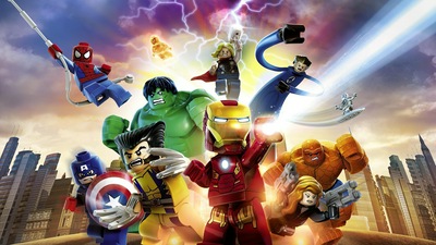 Супергерои Lego Marvel 4k