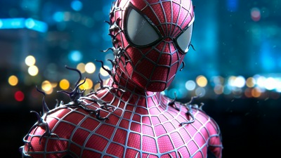 Цифровое художественное произведение Человека-паука