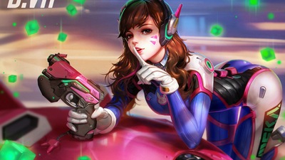 Искусство Dva Overwatch