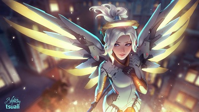 Художественное произведение Mercy Overwatch