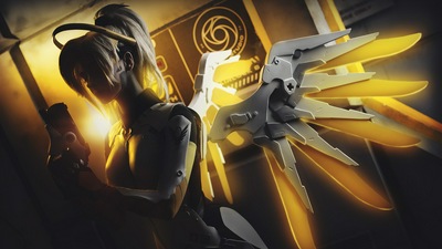 Произведение искусства Overwatch Mercy