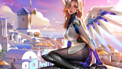 Милосердие Overwatch 4k 8k