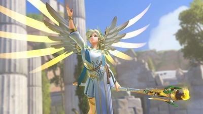 Летние игры Mercy Overwatch 2017 4k