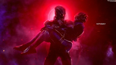 Обложка Mass Effect N7 4k