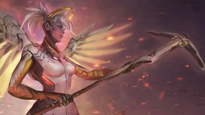 Фанарт Mercy Overwatch