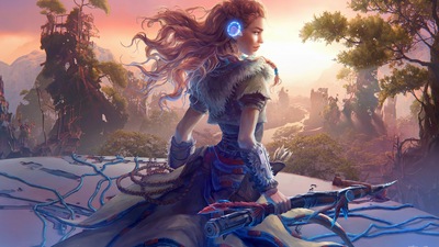 Художественное оформление игры Aloy Horizon Zero Dawn