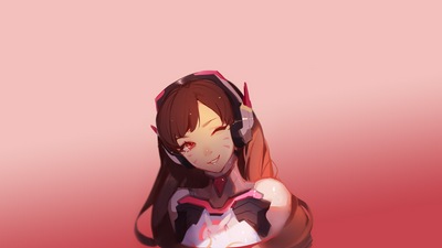 Обложка аниме Dva Overwatch