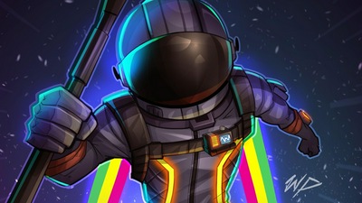 Фан-арт Fortnite Dark Voyager