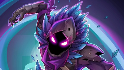 Фан-арт Fortnite Raven