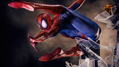 Художественная работа Человека-паука 4k 2018