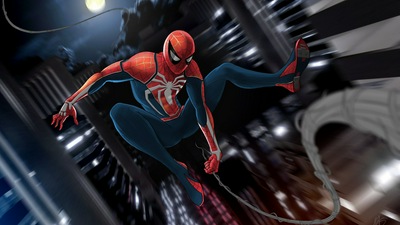 Человек-паук Ps4 Игровое искусство