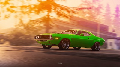 1970 Dodge Challenger RT от Экипажа 2 Спереди