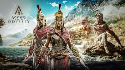 Алексиос и Кассандра Assassins Creed Odyssey 8k