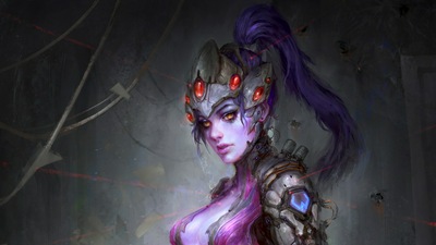 Фантастическое произведение искусства Widowmaker Overwatch