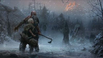 Концепт-арт God Of War 4 для Ps4 5k