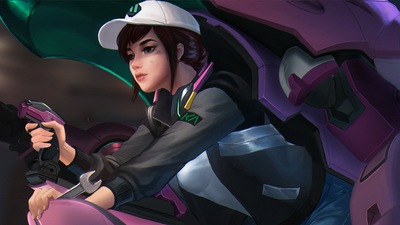 Обложка Overwatch Dva HD