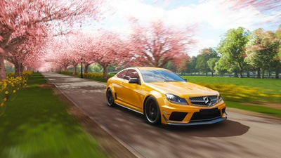 Mercedes Benz C63 AMG Coupe Forza Horizon 4 4k