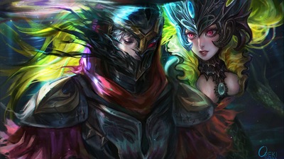 Цифровое искусство фанатов League Of Legends
