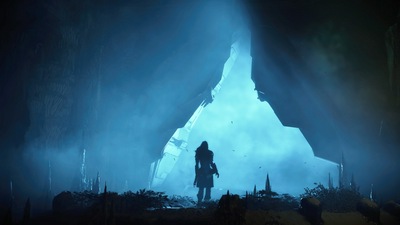 В пещере Horizon Zero Dawn 4k