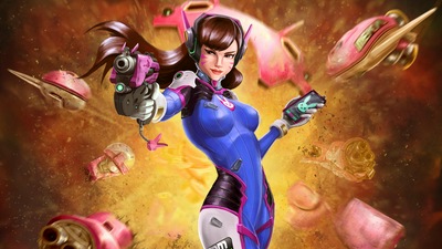 Произведения искусства Dva Overwatch