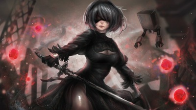 2b Nier Fanart 4k