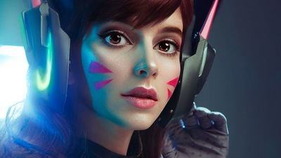 Dva Overwatch Косплей 4k