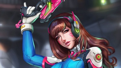 Dva Overwatch Игра 4k