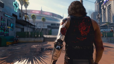 Киану Ривз в игре Cyberpunk 2077