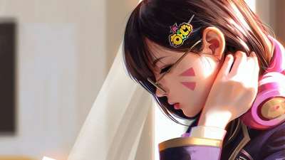 Книга для чтения Dva Overwatch