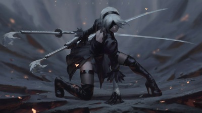 2b Произведения искусства Nier Automata