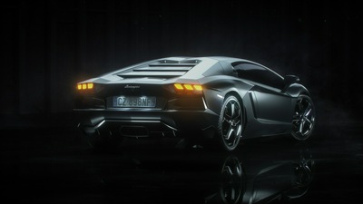 Lamborghini Cgi Сзади